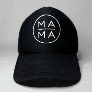 Black 'MAMA' Trucker Hat